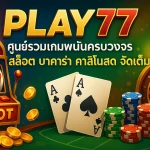 Play77 รวมเกมสล็อต บาคาร่า คาสิโนสด มากที่สุด เล่นง่าย แตกไว