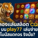 ทดลองเล่นสล็อต CQ9 บน play77 เล่นง่าย โบนัสเเตกจริงมั้ย?