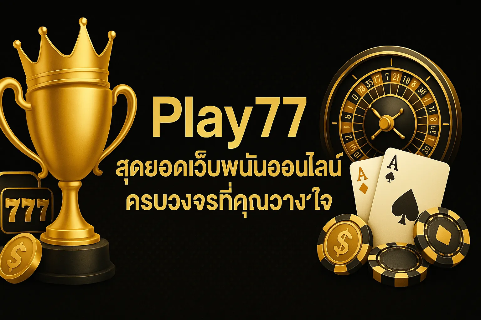 Play77 เว็บตรง สุดยอดเว็บพนันออนไลน์ ที่คุณวางใจมากที่สุด
