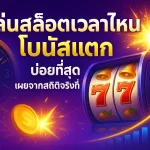 เล่นสล็อตเวลาไหนโบนัสแตก บ่อยที่สุด เผยจากสถิติจริงที่นี่