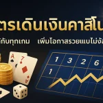 สูตรเดินเงินคาสิโน ใช้ได้กับทุกเกม เพิ่มโอกาสรวยแบบไม่ง้อดวง